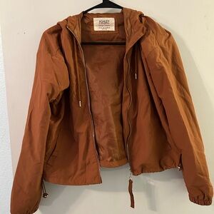 Brown jacket, lightweight